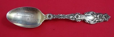 明尼苏达州惠廷·德卢斯莉莉纯银纪念品勺子带空中桥9417 — 第 1/4 张图片