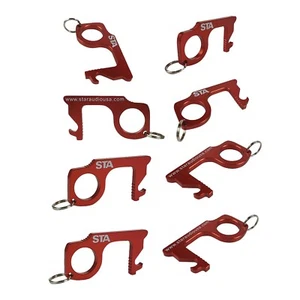 8PCS Contactless Keychain No Touch Hand Tool Anti-Microbial Keychain - Picture 1 of 13