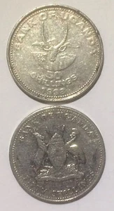 Uganda 50 Shillings 1998 Antelope Animal 21mm steel coin 1pcs - Picture 1 of 1