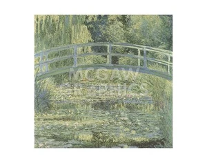 The Water Lily Pond and Bridge, Claude Oscar Monet, Wall Decor Art 11" x 14" - Picture 1 of 1