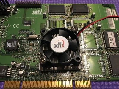 3DFX Voodoo 3 2000 AGP and or PCI GPU Cooling Fan (VIDEO CARD NOT INCLUDED) - Image 1 of 4