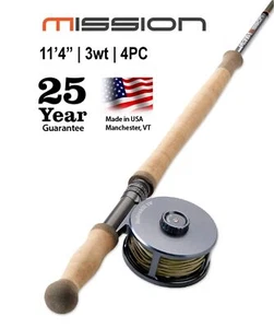 Orvis Mission Two-Handed, 3-Weight 11'4" Trout Spey Rod | 25 Year Warranty - Picture 1 of 4