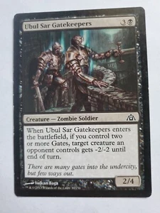MTG Magic The Gathering Card Ubul Sar Gatekeepers Creature Zombie Soldier Black  - Picture 1 of 2