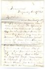 Original Civil War Period 1863 Letter from Woodstock to Atlanta, GA