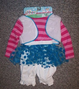 New Lalaloopsy Mitten's Fluff N Stuff DressUp Size 2-4T Girls Halloween Costume  - Picture 1 of 2