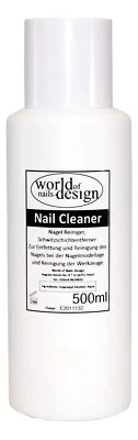 WORLD OF NAILS-DESIGN 500 ml Nagelcleaner✅ Reiniger Entfetter farblos ohne Duftstoffe ✅vom Fachhändler