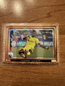2022 Topps Finest MLS CJ Sapong PITCHuresque Playoffs Nashville Playoffs Soccer - Picture 1 of 2