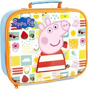Peppa Pig Blue Zip Lunch Bag (Girls)