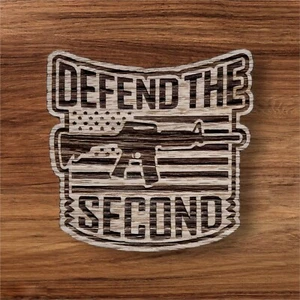 Defend the 2nd Amendment Engraved Fridge Magnets - Brand New - Picture 1 of 2