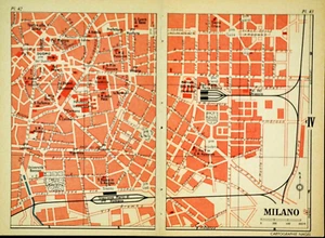 XX Sec.Orig. XiloTopografica:" MILANO "CITTA, DINTORNI LOMBARDIA italia.Aetna - Bild 1 von 1