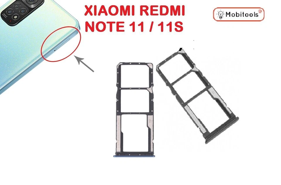 Replacement For Xiaomi Redmi Note 11 11s 4G Sim Card Tray Dual Sim Holder