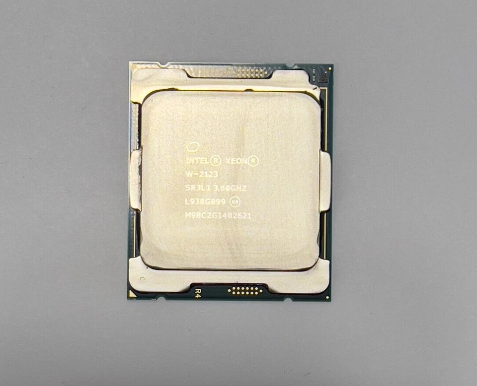 Intel Xeon W-2123 SR3LJ 3.60GHz 8.25MB Quad Core LGA2066 CPU Processor - Image 1 of 1