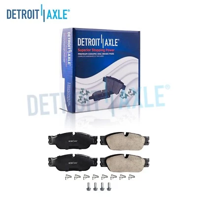 Front Ceramic Disc Brake Pads w/ Hardware fit for Jaguar S-Type Vanden Plas XJ8 - Image 1 of 4
