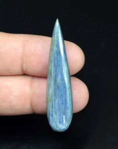 30,95 Cts. Cabujón de pera de cianita azul 100 % natural 50*12*6 mm piedras preciosas sueltas - Imagen 1 de 3