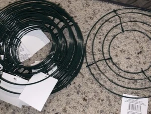 9 Pack Wire Wreath Frame 8 Inch Metal Wreath Form Wreath Ring Lot Crafts DIY ... - Picture 1 of 6