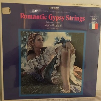 RAPHA   BROGIOTTI       LP    ROMANTIC GYPSY  STRINGS    (  SEALED ) - Image 1 of 2