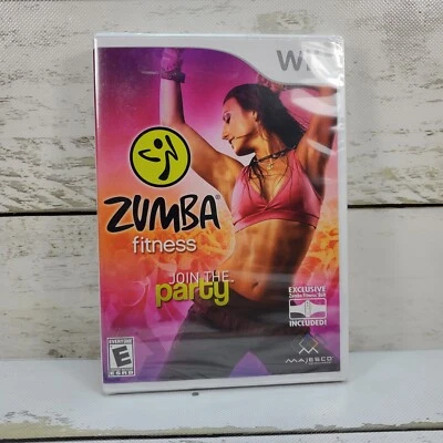 Zumba Fitness Party Nintendo Wii Game 2010 Majesco Games Dance Exercise Sealed - Image 1 of 4
