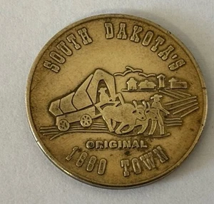 South Dakota Original 1880 Town 1 1/8” Wide Token - Bild 1 von 4