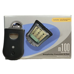 Palm Pilot m100 Stylus Manual and Case Original Box TESTED WORKS - Picture 1 of 11