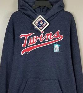MINNESOTA TWINS FANATICS JERSEY SUDADERA CON CAPUCHA AZUL MARINO ROJO NUEVO (TALLA XL) - Imagen 1 de 11