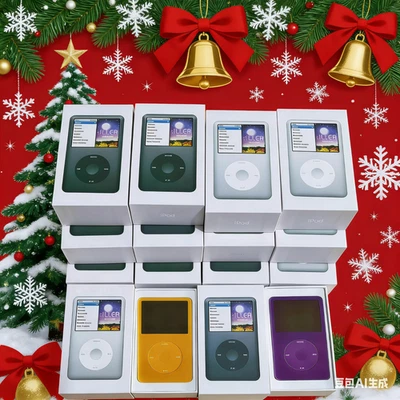 Nuevo Sellado Apple iPod Classic Video 5to 30GB 60GB 80GB 128GB Nueva Batería Modificada Foto 1 de 4