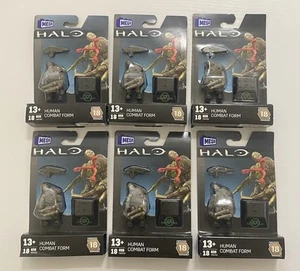 6 Halo Mega, Heroes Series 18 Flood Human Combat Forms, Sealed - Picture 1 of 2