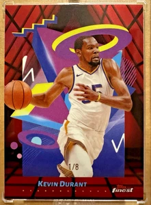 2024-25 Topps Finest - Kevin Durant Rare - Red Black Refractor 1/8 #279 - Bild 1 von 11