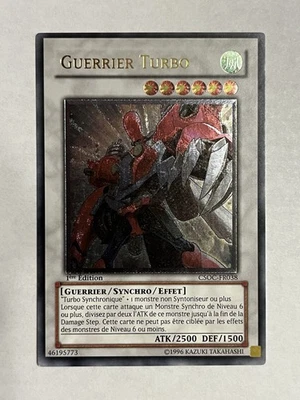 Turbo Warrior CSOC-FR038 Ultimate Rare 1st Edition French Light Play Yu-Gi-Oh! - Image 1 of 4