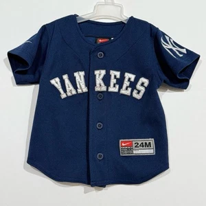 Vintage New York Yankees Nike Baseball Jersey 2T - Picture 1 of 18