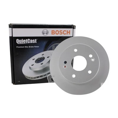 Rotor de freno de disco trasero Bosch QuietCast 260 mm para Acura CSX Honda Civic Prelude Foto 1 de 4
