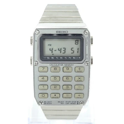 SEIKO C515-5000 CALCULATOR MEMORY VINTAGE DIGITAL WATCH JAPAN 1983 - Image 1 of 4