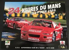 POSTER / 24H du Mans - 1994 - Honda - size: 40x52cm