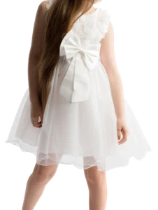 Abito Floria per Bambina con Fiori 3D e Tulle Glitterato Perfetto per Cerimonie - Imagen 1 de 2