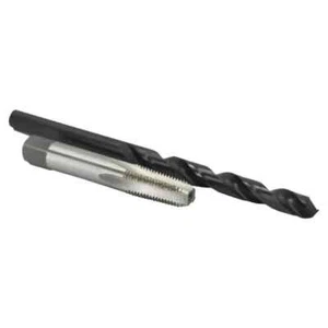 Drill America 1/8" Carbon Steel Npt Pipe Tap & R High Speed Steel Drill Bit Set - Picture 1 of 1