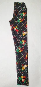 Lularoe Leggings, Size Tween (Black/ Xmas Elfs) NWOT, Fast Shipping! - Picture 1 of 8