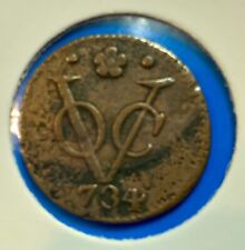 Dutch Netherlands Colonial VOC Duit Coin 1734 “New York Penny”