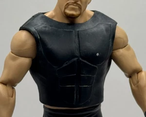WWE Black Rollins Vest Armor Accessory Mattel Figure Clothes 1/12 J4 - Picture 1 of 1