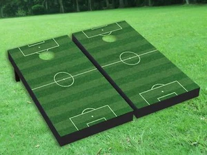 Football Playground Cornhole Board Wrap LAMINATED Wraps Decals Vinyl skin #14-4 - Picture 1 of 1