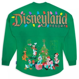 DisneyParks NWT Classics Christmas Holiday Spirit Jersey Disneyland XL NWT - Picture 1 of 9