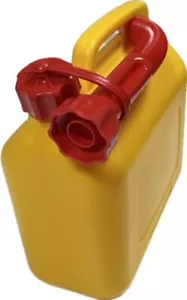 1X Benzinkanister 5L Gelb flexibler Ausgießer Dieselkanister Kanister Sprit - Bild 1 von 3