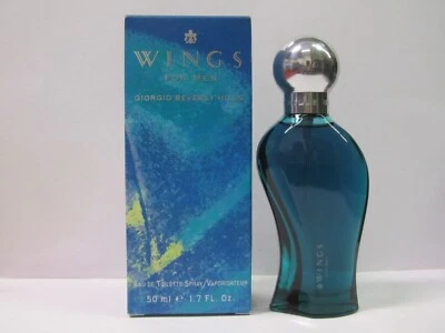 Wings Giorgio Beverly Hills Para Hombre 1.7 OZ Eau de Toilette Spray De Colección RARO Foto 1 de 2