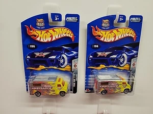 Hot Wheels Ambulance Final Run Lot 2 #196 - Picture 1 of 9