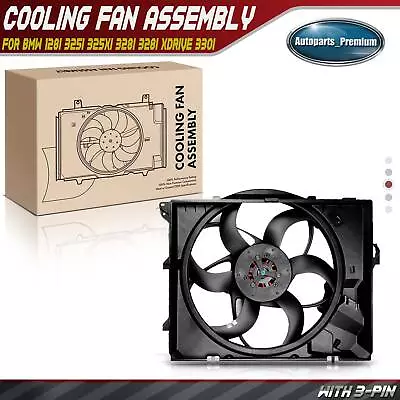 Engine Radiator Cooling Fan Assembly 400w for BMW E90 325i 328i Z4 17117590699 - Image 1 of 4