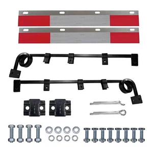 Pair 2 Coil Straight Down Bar Type Truck Mud Flap Hangers Complete Kit 30" Use - Picture 1 of 6