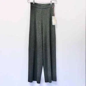 Stella McCartney Pulloverhose hoher Bund grau Wolle Rippstrick Pull-On Gr. 42 6 - Bild 1 von 14