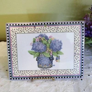 Spring Bouquet Kochplatte Kochplatte Debbie Mumm Sakura 8,5 Zoll Steinzeug - Bild 1 von 2