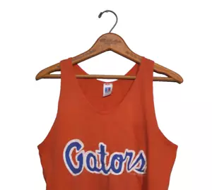 Florida Gators Vintage Tank Top USA Made 80s University College Football NCAA FB - Picture 1 of 13