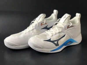 Mizuno Wave Momentum 2 Volleyballschuh Indoor Hallenschuh Sportschuh weiß blau - Bild 1 von 12