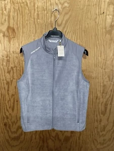 Peter Millar Crown Sport Fade Vest XXL Gale Grey Fleece Performance $225 - Picture 1 of 4