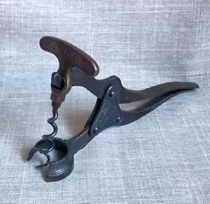 Antique Rare c1850s Lund London Patented Two Piece Lever Corkscrew Bottle Opener - Picture 1 of 16
